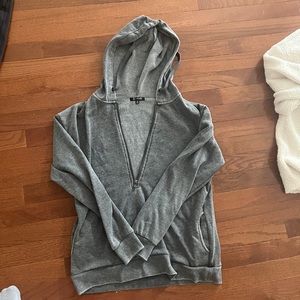 21 main quarter zip hoodie